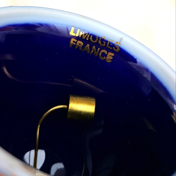 Limoges Blue and Gold Decorative Bell - Picture 4 of 4